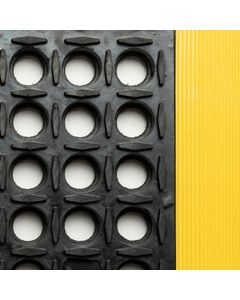 Safety Stance™ 549 Notrax workplace rubber matting Black/Yellow