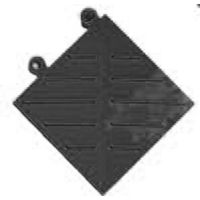 Diamond Flex-Lok™ Solid Assembled 621 Notrax interlocking mats Black