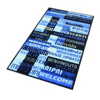 Déco Design™ Washable 170 Notrax entrance mat New Welcome Blue