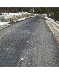 AlturnaMat® AM Checkers ground protection mats Black