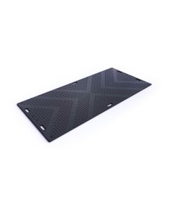 Plaques de roulage temporaires EuroMat® TTEM Checkers Chevron/Pedestrian