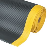 Crossrib Sof-Tred™ 406 Notrax anti fatigue foam Black/Yellow