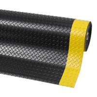 Diamond Plate Runner™ 4,7 mm 737 Notrax esterillas pasillo Negro/amarillo