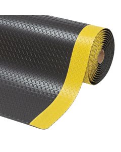 Saddle Trax® 979 Notrax tappeto anti-fatica Nero/giallo