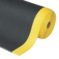 Cushion Stat™ 825 Notrax tapetes antiestáticos Preto/amarelo