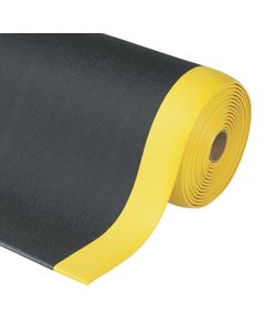 Cushion-Stat™ W/ Dyna-Shield® 825 Notrax electro static discharge mats Black/Yellow