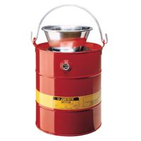 Drain Cans 1090 Justrite safety cans Red