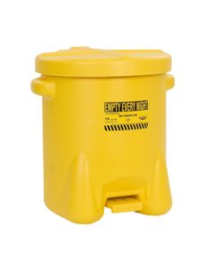 Poly Oily Waste Can 93FL Eagle 53 Yellow