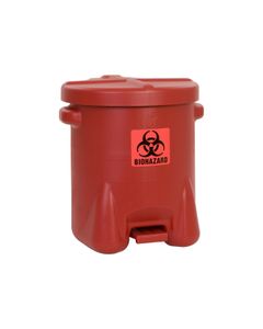 Biohazardous Poly Waste Cans 94BIO Eagle 53
