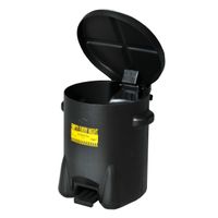 Poly-Abfalleimer 93FL Eagle Schwarz