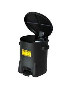 Poly Oily Waste Can 93FL Eagle 53 Black