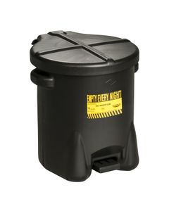 Poly Oily Waste Can 93FL Eagle 37.9 Black