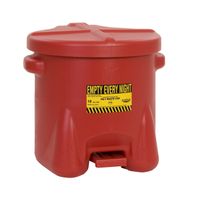 Poly Oily Waste Can 93FL Eagle Red