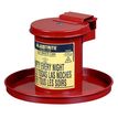 Product Image: Benchtop Solvent Safety Can For Long Cotton Tipped Applicators 9400 Justrite Red 2 30.5cm x 30.5cm