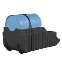 EcoPolyBlend® Spill Containment Caddy 2864 Justrite spill containment Black