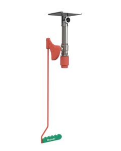Indoor Wall, Over-Door or Ceiling Mounted Emergency Safety Shower 23GSHVOD Hughes Ceiling