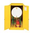 Product Image: Sure-Grip® EX Horizontal Drum Safety Cabinet 89-HD Justrite Yellow Manual