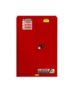 Klassieke Sure-Grip® EX Veiligheidskasten 89-CL Justrite kast voor brandbare stoffen Rood