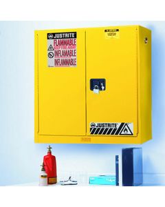 Sure-Grip® EX Wall-Mount Safety Cabinets 89-WM Justrite Yellow