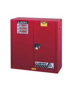 Sure-Grip® EX Classic Safety Cabinets for Combustibles 89311-CL Justrite Red