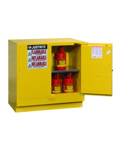 Armadi di sicurezza Sure-Grip® EX sottobanco 89-UC Justrite armadio di sicurezza per liquidi infiammabili Giallo