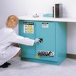 Product Image: Sure-Grip® EX Undercounter Safety Cabinets for Corrosives 89021-UC Justrite safety cabinet Manual 83 89 x 89 x 56 cm