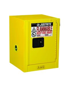 Armadi di sicurezza Sure-Grip® EX per piani di lavoro 89-CT Justrite armadio di sicurezza per liquidi infiammabili Giallo