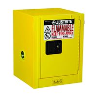 Sure-Grip® EX Countertop Safety Cabinets 89-CT Justrite safety cabinet for flammable liquids YL  