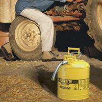 Type II AccuFlow™ Safety Cans 1002 Justrite Yellow