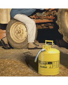 Type II AccuFlow™ Safety Cans 1002 Justrite Yellow