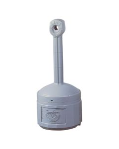 Smoker’s Cease Fire® Cigarette-Butt Receptacles 2680 Justrite Pewter Grey
