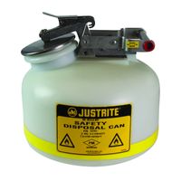 Latas de seguridad para eliminación de líquidos Latas de seguridad Justrite 1476 WH