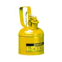 Type 1 Safety Cans 1001 Justrite safety cans Yellow Trigger Handle
