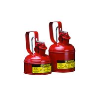 Type 1 Safety Cans 1001 Justrite safety cans Red trigger