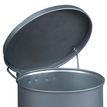 Product Image: SoundGard™ Bidons de déchets huileux 0908 Justrite récipient de sécurité déchets huileux Argenté 23 A pédale avec SoundGard™ silencieux