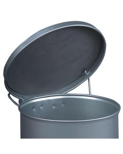 SoundGard™ Kannen voor Olieachtig Afval 0908 Justrite olieafval kan Zilver