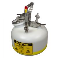 HPLC Waste Disposal Safety Cans 1270 Justrite flammable waste can