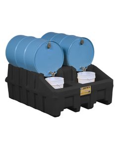 Sistema de gestión de bidones EcoPolyBlend™ 2866 Justrite Nero