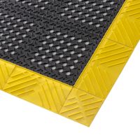 Diamond Flex Lok™ 620 Notrax esterillas modulares Negro/amarillo
