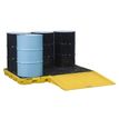 Product Image: Centri di accumulo EcoPolyBlend™ 2860 Justrite pavimenti in vasca di raccolta con pannelli Giallo 276 185.4cm x 124.5cm