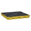 Product Image: Centri di accumulo EcoPolyBlend™ 2860 Justrite pavimenti in vasca di raccolta con pannelli Giallo 186 124.5cm x 124.5cm