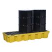 Product Image: Palettes de rétention de fuites EcoPolyBlend™ 2800 Justrite rétention de fuites Avec drainage Jaune 185.4cm x 63.5cm