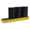 Product Image: Palettes de rétention de fuites EcoPolyBlend™ 2800 Justrite rétention de fuites Avec drainage Jaune 246.4cm x 63.5cm
