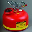 Product Image: Contenitori di sicurezza per lo smaltimento di liquidi 1476 Justrite taniche di sicurezza Rosso 30.5cm x 37.5cm Spessore per riempimento