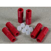 Raccordi di compressione per tubi EFTE per collettore HPLC Poly 2812 Justrite Rosso
