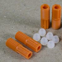EFTE Schlauchkompressionsfittings für HPLC Poly Manifold 2812 Justrite Orange
