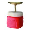 Product Image: Polyethylene Plunger Can 1408 Justrite plunger can Red 1 14cm x 21cm