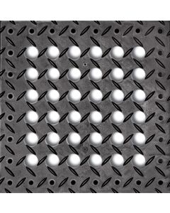 Diamond Flex Lok™ 620 Notrax tapetes modulares Preto