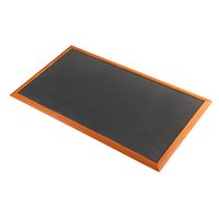 Sorb Stance™ 580 Notrax workplace rubber matting Black/Orange