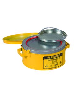 Safety Bench Cans 1007 Justrite Yellow